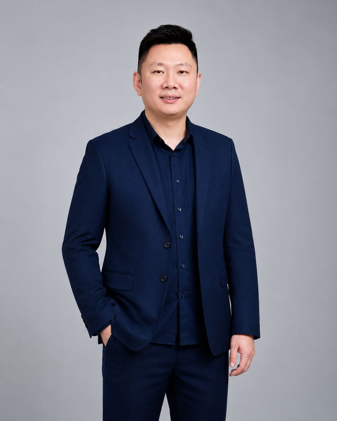 Official portrait of Mr. Zaw Naing Lin, Managing Director of Apex Biotech Co., Ltd.